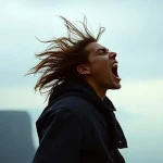 Persona che scrive email in maiuscolo con tono aggressivo, esempio di comunicazione aziendale poco efficace